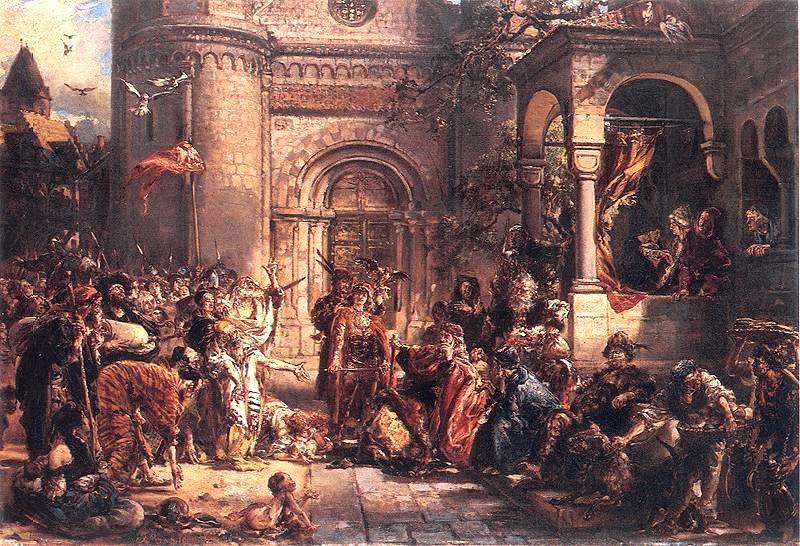 Jan Matejko Reception of the Jews A.D. 1096.